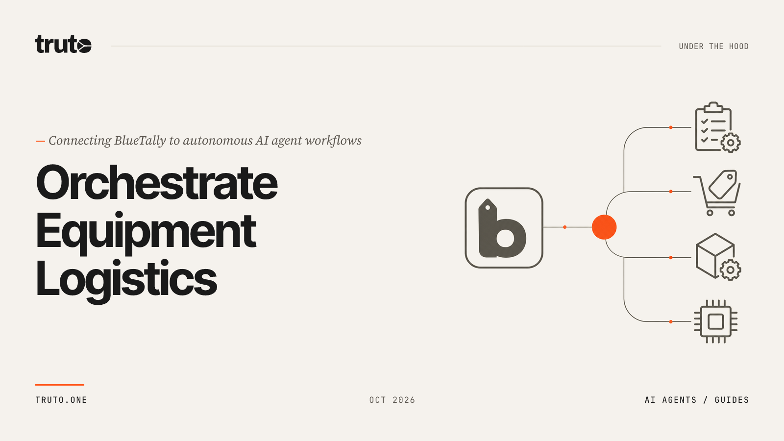 Connect BlueTally to AI Agents: Orchestrate Equipment Logistics