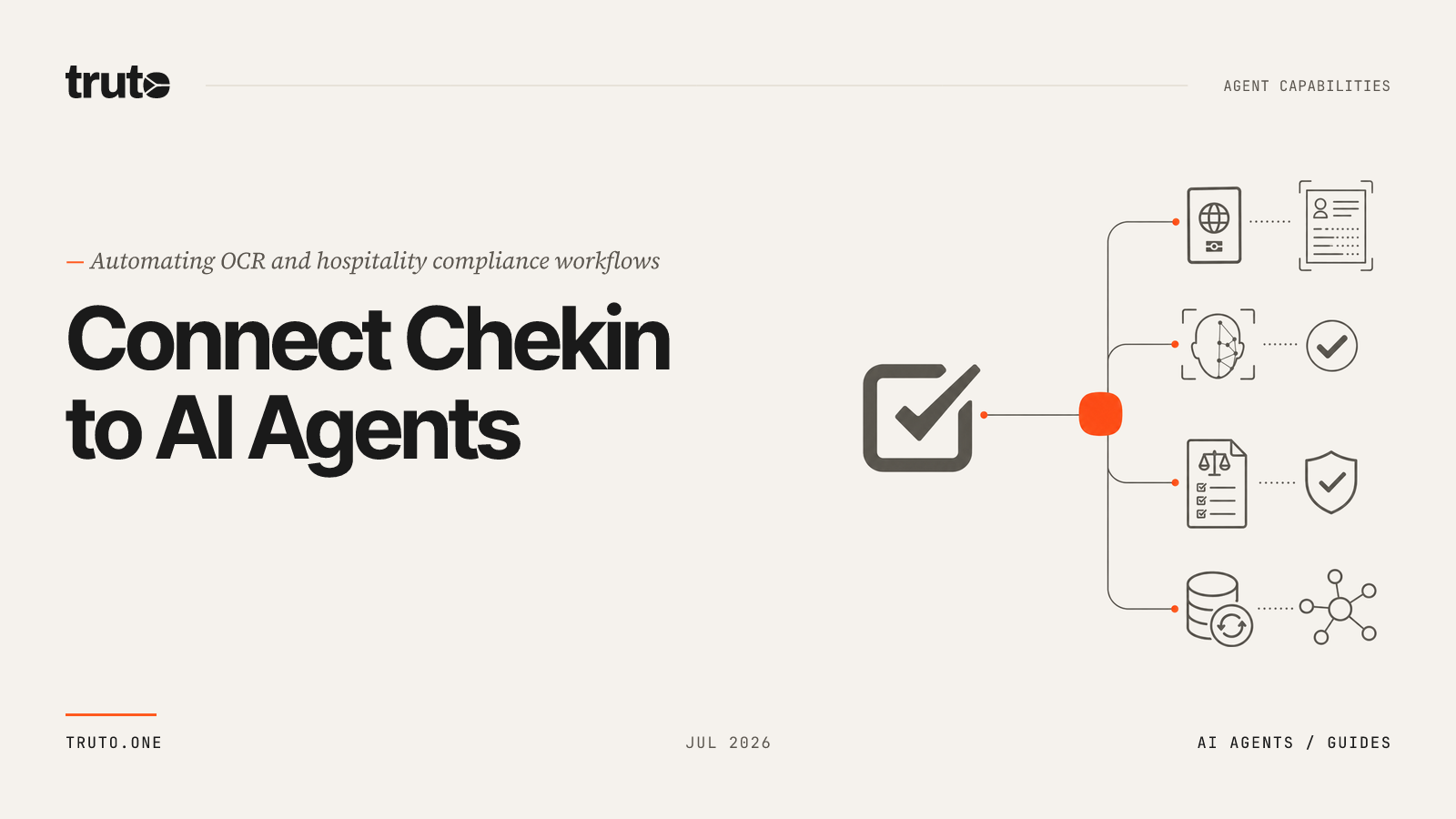Connect Chekin to AI Agents: Automate OCR and guest entry forms