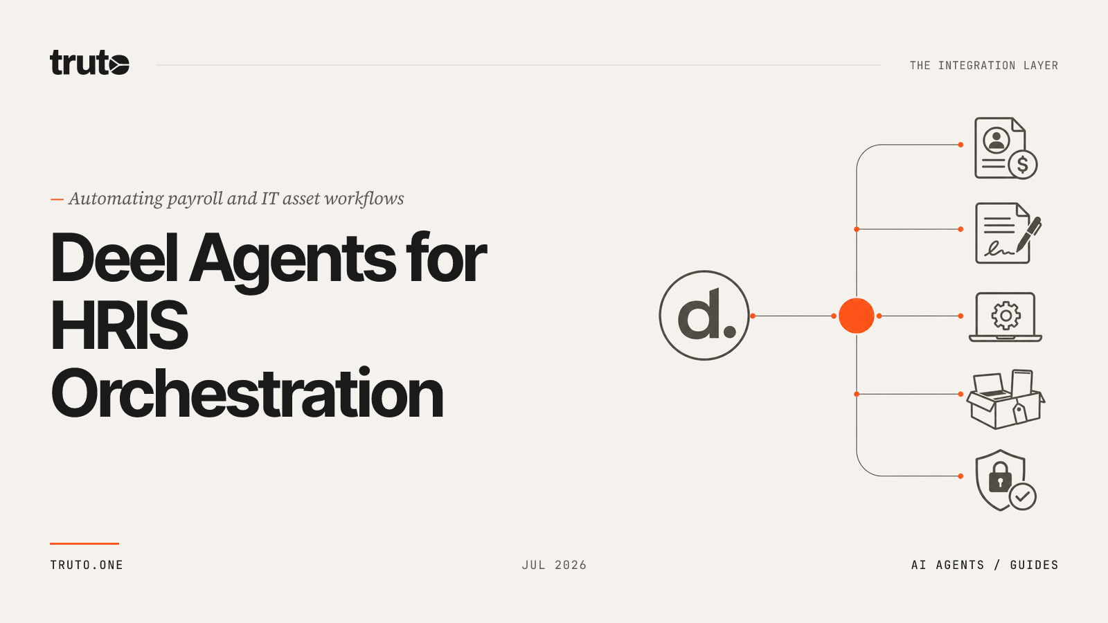 Connect Deel to AI Agents: Orchestrate IT Assets, Invoices, and HRIS