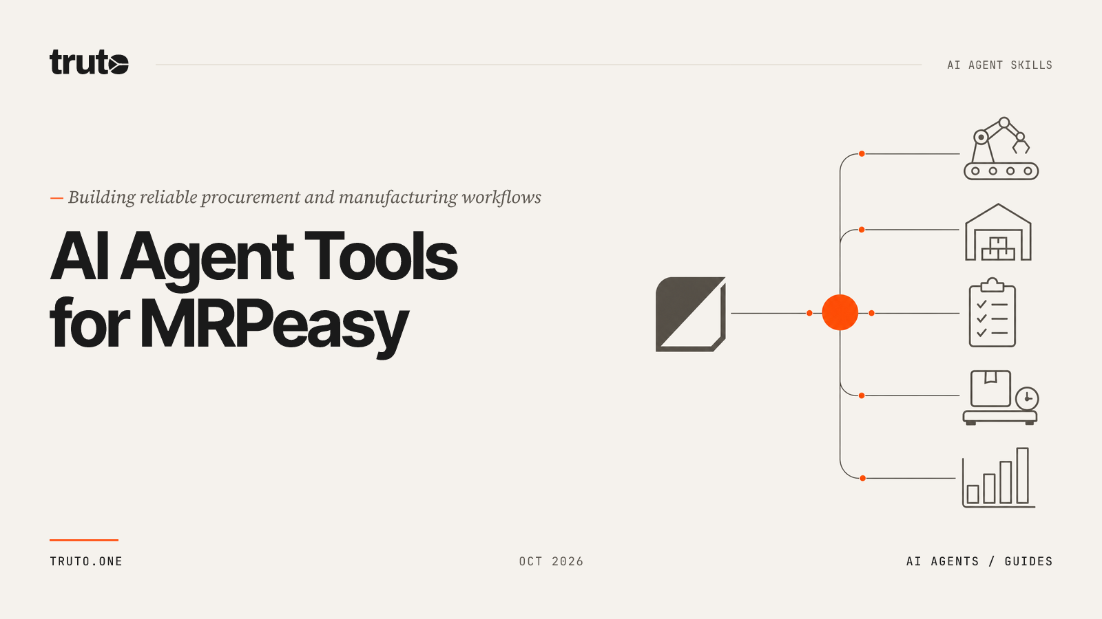 Connect MRPeasy to AI Agents: Streamline Procurement & Ops
