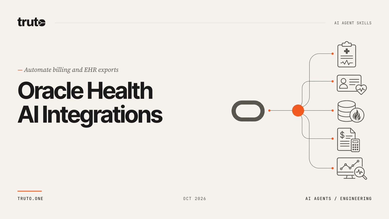 Connect Oracle Health to AI Agents: Automate Billing and EHR Exports