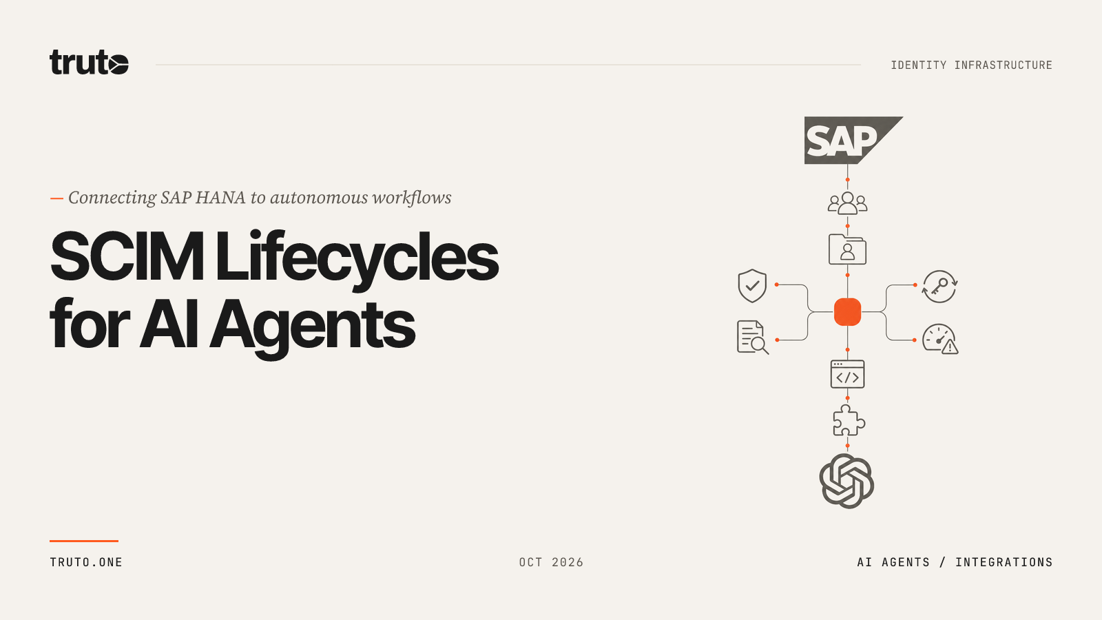 Connect SAP HANA to AI Agents: Orchestrate SCIM lifecycles