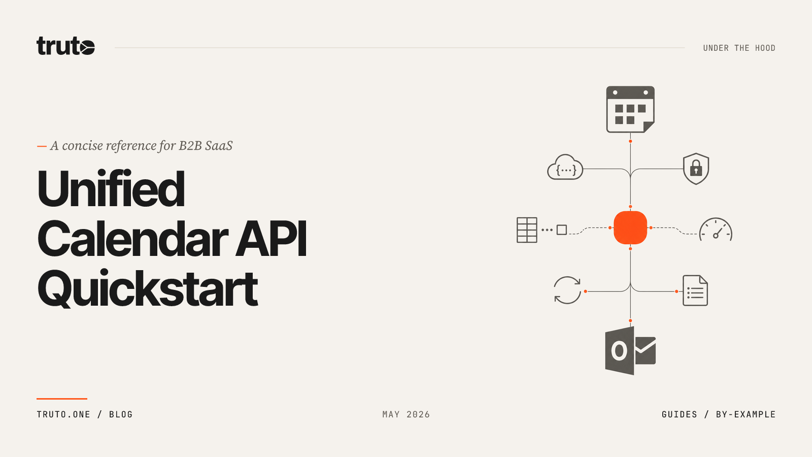 Unified Calendar API Quickstart: A Concise Reference for B2B SaaS